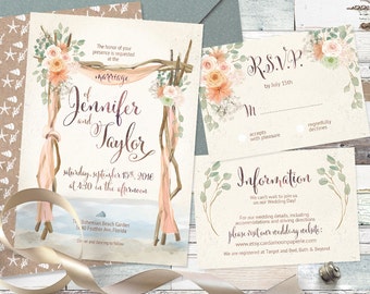 Gates Wedding Invite Etsy