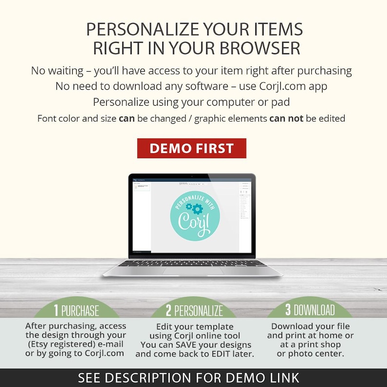 Wedding Place Card, Editable Name Card, Personalized Black and White