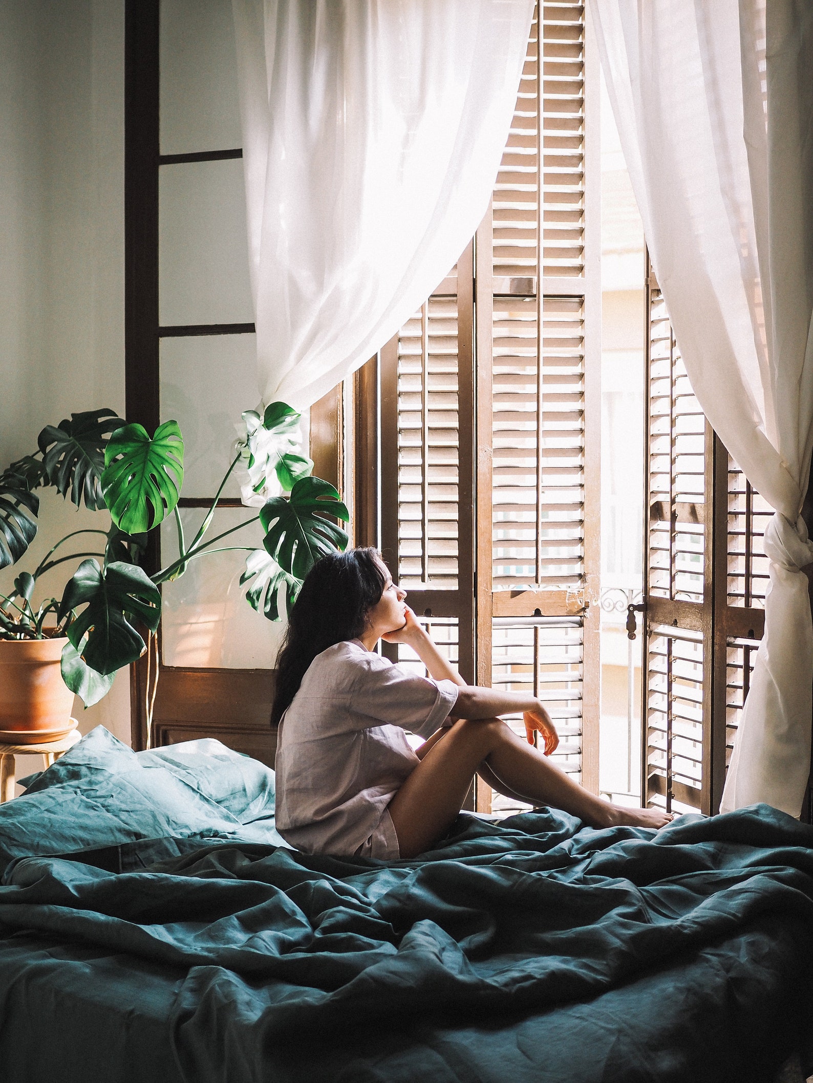 linen pajamas shorts