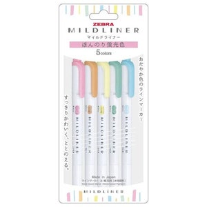 Zebra: Mildliner Doppelseitige Textmarker in mild & fluoreszierend
