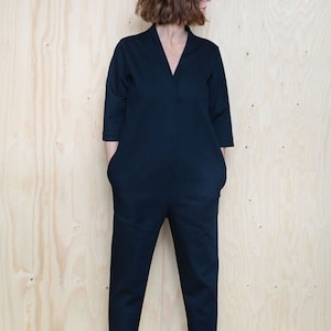 The Assembly Line: V-Neck Jumpsuit Pattern