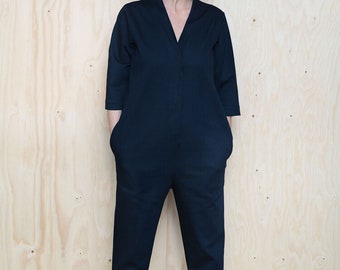 The Assembly Line: V-Neck Jumpsuit Pattern