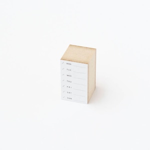 Mizushima : Timbre de planification hebdomadaire
