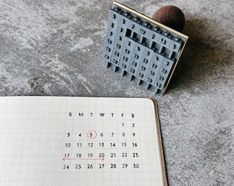 Mizushima: Perpetual Calendar Stamp
