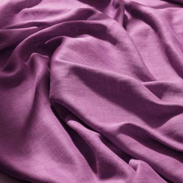 Atelier Brunette: Flake Bubble Gum Cotton Viscose Fabric (Sold by the 1/2 Yard)