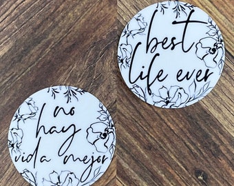 JW Stickers - Best Life Ever - Original Song Sticker -  Waterproof Sticker or Ultra Thin Magnet