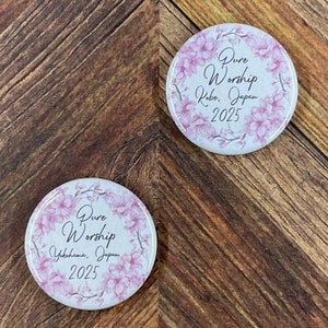 JW Special Convention 2025 Kobe Yokohama Japan Pure Worship 1.25&quot; Button Pins or Magnets