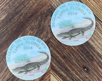 JW Special Convention 2024 Tampa Florida Declare The Good News Waterproof Sticker Convention Gift