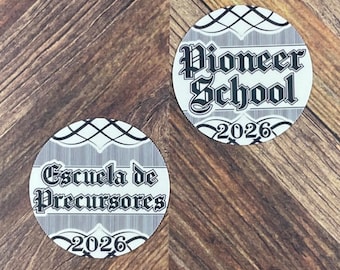 JW Pioneer School 2026 Waterproof Sticker or Ultra Thin Magnet