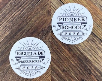 JW Pioneer School 2026 Waterproof Sticker or Ultra Thin Magnet
