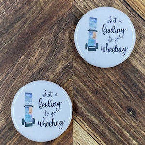 Magnesy lub szpilki JW - Wózek kaznodziejski - Guziki 1,25"
