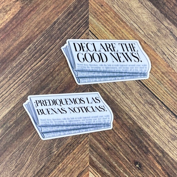 JW Convention Gifts 2024 Declare the Good News JW 2024 Convention Stickers Special Convention 2024 Waterproof Sticker Gifts