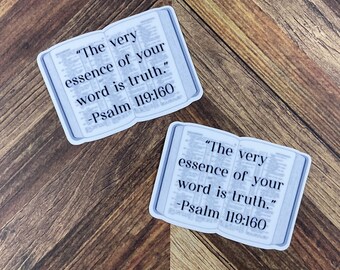 JW Stickers - The Very Essence of Your Word Is Truth - Waterproof Sticker or Ultra Thin Magnet