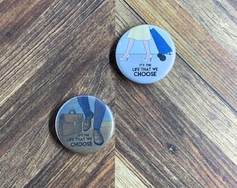 JW Magnets or Pins - Life of a Pioneer - 1.25" Buttons