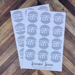 JW Stickers - Best Life Ever Stickers