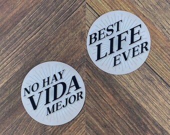 JW Stickers - Best Life Ever - Original Song Sticker -  Waterproof Sticker or Ultra Thin Magnet