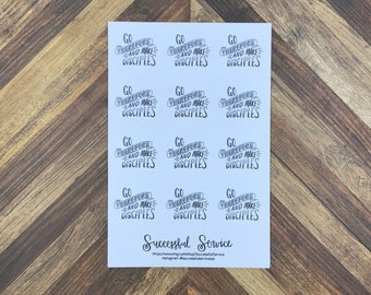JW Stickers - Go Therefore Stickers (Matt 28:19)