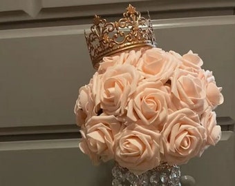 Crown Cake Topper Centerpiece for Weddings Parties Birthday Showers