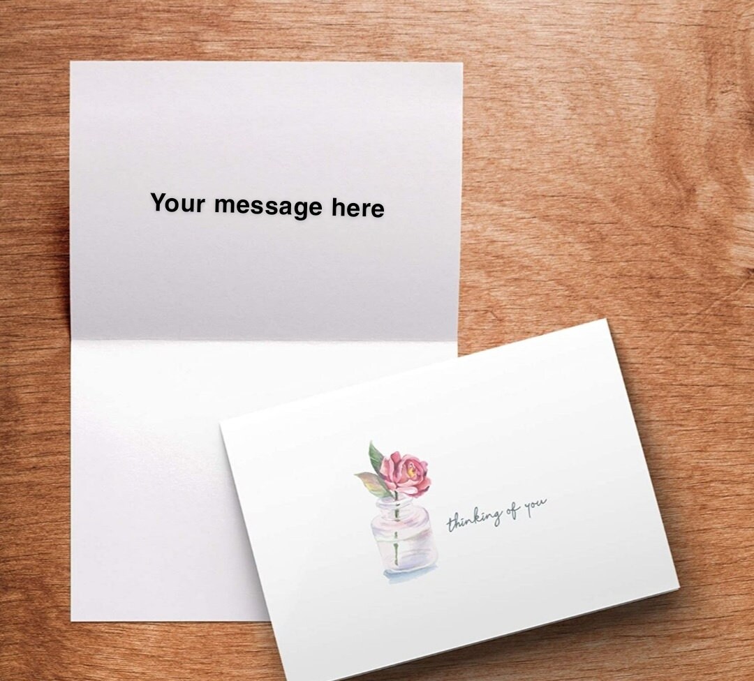 Personalized Just Because Gift Note with Envelope
