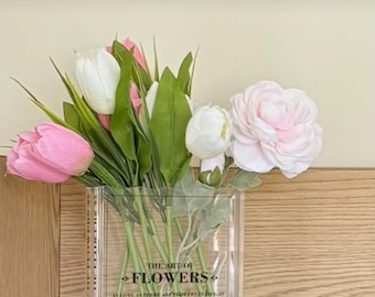 Modern Book Shaped Flower Vase for Book Lovers Shelves Desks Tabletops