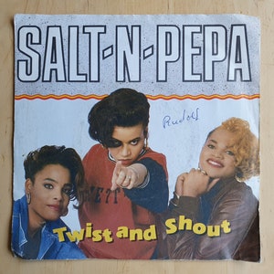 Salt &#39;n Pepa vinyl single, Twist and Shout, 1988, Dutch pressing