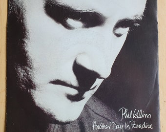 Phil Collins, Another Day in Paradise, Vinyl-Single 1989, WEA–257 359-7