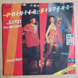 Pointer Sisters, vinyl 7&quot; record, Jump (For My Love), 1983, German pressing
