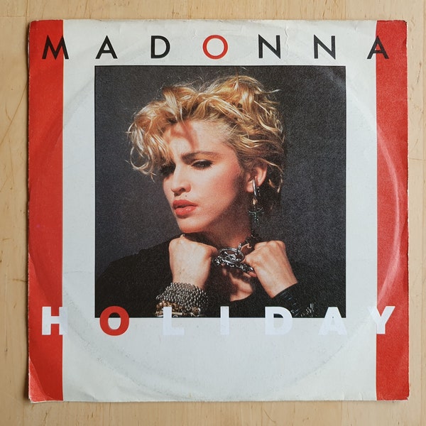 Madonna vinyl single, Holiday, 1983, German pressing