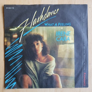 Flashdance... Irene Cara What a Feeling vinyl single, 1983, made in West Germany image 1