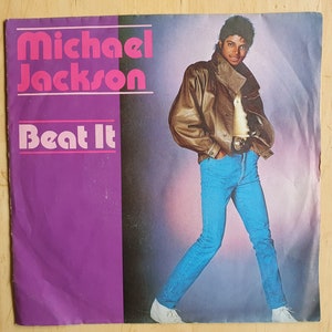 マイケル・ジャクソン「ビート・イット」ビニールシングル、1982年