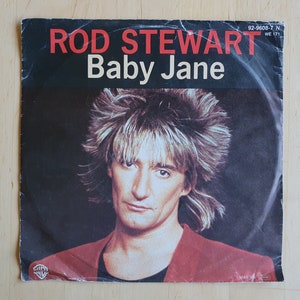 Rod Stewart, vinyl single, Baby Jane, 1983, German pressing