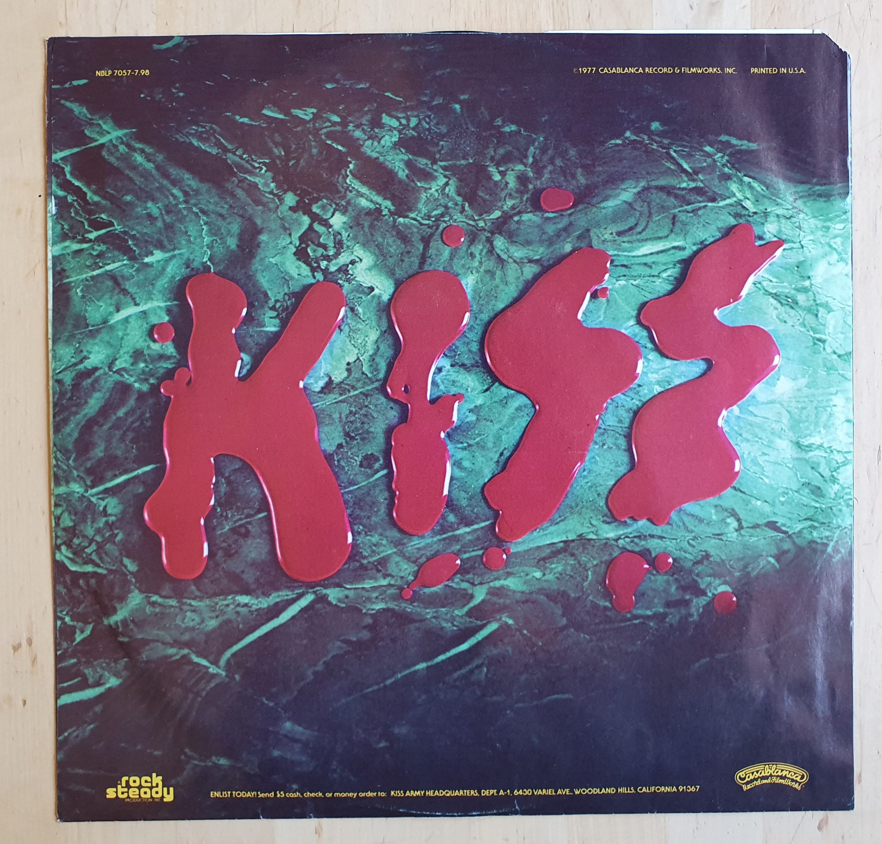 KISS LOVE GUN サイン入り KISS LOVE GUN サイン入り