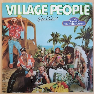 Original vinyl album Village People, Go West, 1979, hit song In The Navy
