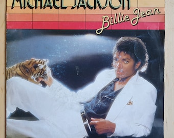 Michael Jackson Billie Jean vinyl single, 1983, Dutch pressing EPCA 3084
