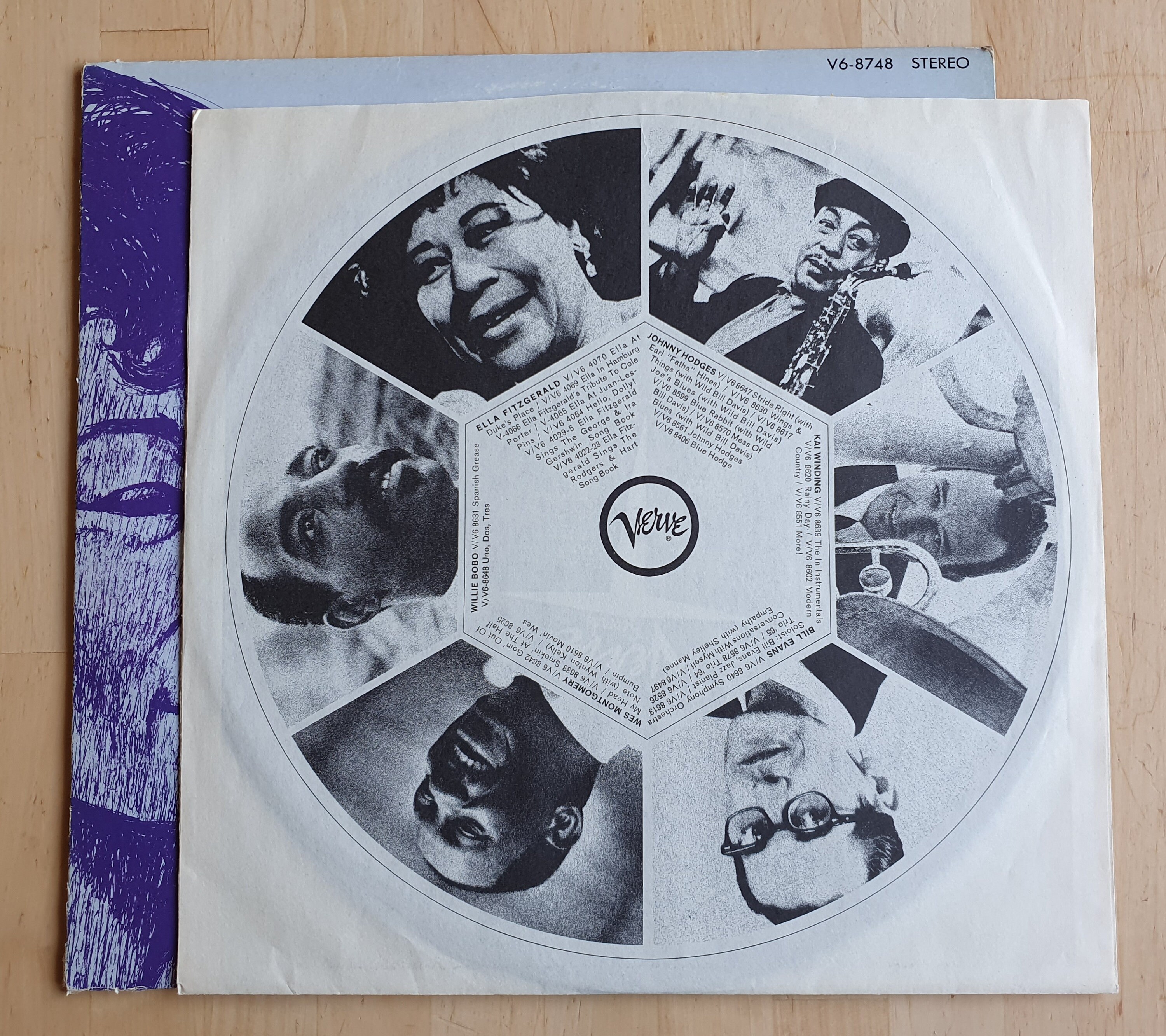 Ella Fitgerald、Ella Live V6-8748 ビニール レコード、Verve Records
