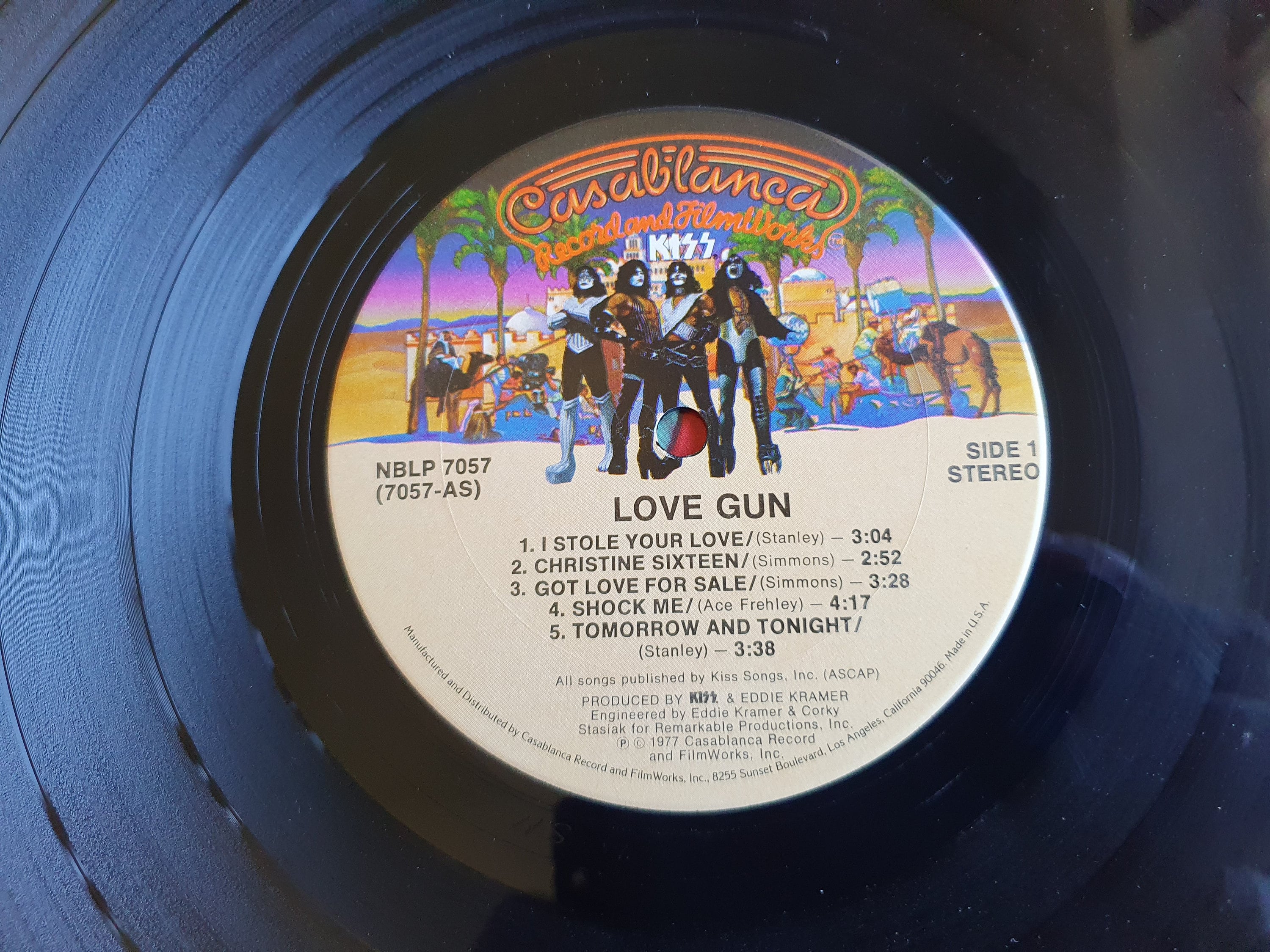 Kiss Album Vinyl Record, Love Gun - Excellent Sound - 1977, NBLP