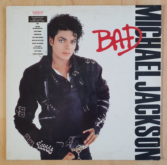 Michael Jackson Vinyl Album, Bad, 1987, С60 25007 002, Dutch
