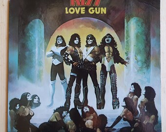 Kiss Album Vinyl Record, Love Gun - Excellent Sound - 1977