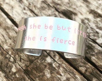 Baby/Child Hand Stamped Aluminum Cuff Bracelets