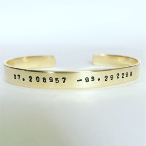 Latitude / Longitude Coordinates Bracelet / Coordinates Bracelet / Coordinates Jewelry
