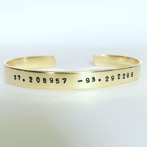 Latitude Longitude Coordonnees Bracelet Coordonnees Bracelet Coordonnees Bijoux Etsy France