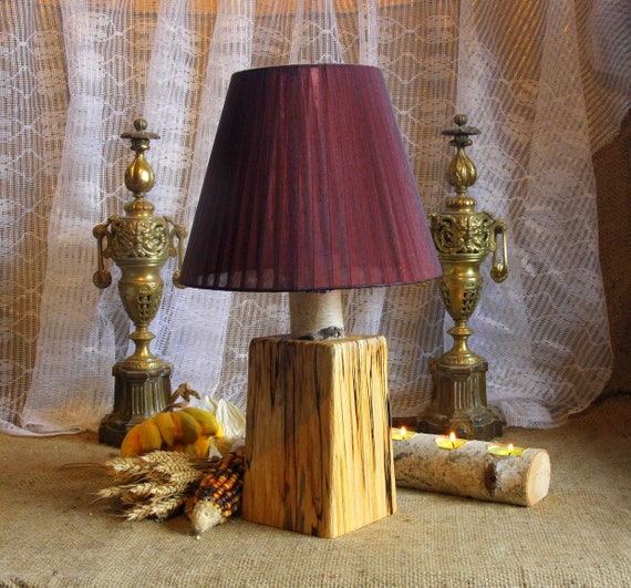 birch tree table lamp