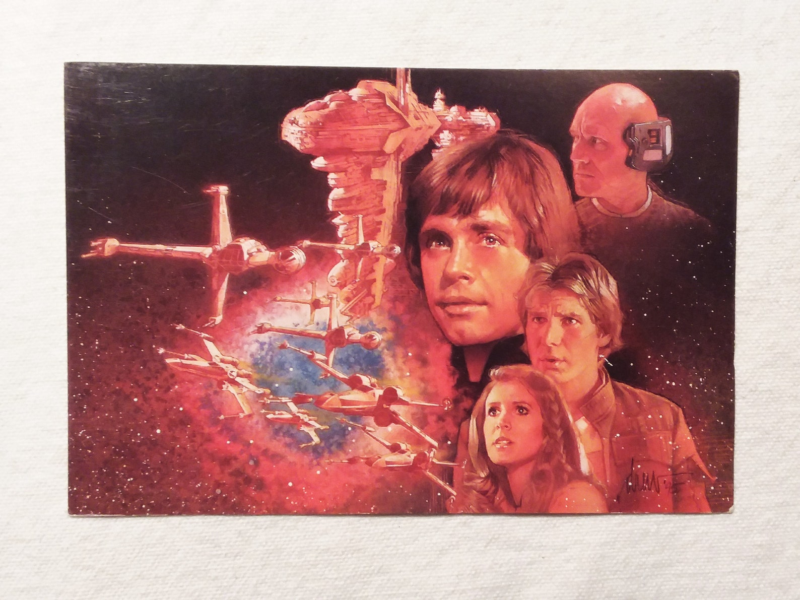 Vintage Star Wars Postcard before the Storm Etsy