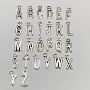 Personalized Initial wine glass charm, alphabet charm, custom wine charm, personalized gift, wine lover present