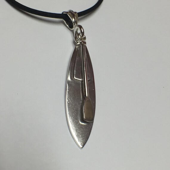 Stand Up Paddle and Board in sterling silver