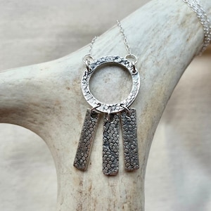 Dream - Fine Silver Pendant and Sterling Silver Chain