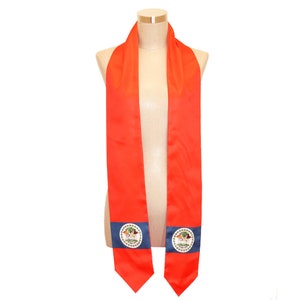 Country Flag Graduation Stole/Sash - Belize