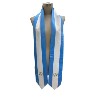Country Flag Graduation Stole/Sash - Guatemala