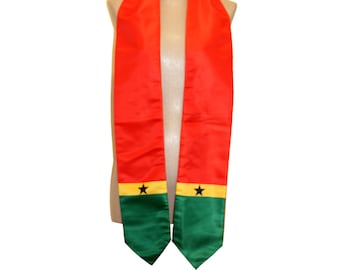 Country Flag Graduation Stole/Sash - Ghana