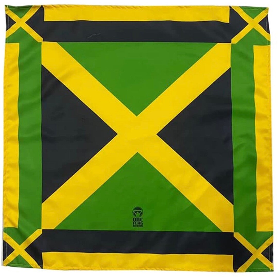 Jamaica Jamaican Flag Bandana unisex Etsy